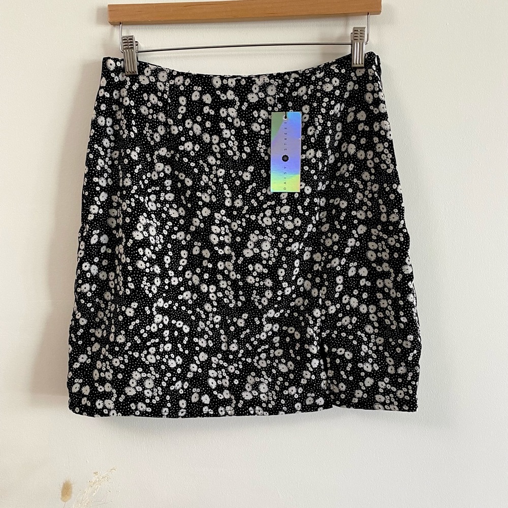 ASOS Brand New Floral Print Mini Skirt
